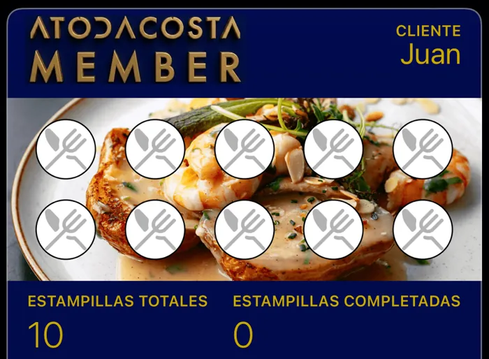 Tarjeta Member