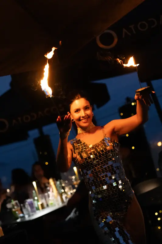 Show en la terraza